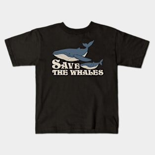 Save The Whales Kids T-Shirt